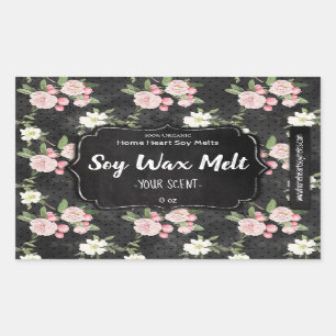 Customisable Soy Wax Melt Label Handmade Business