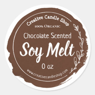 Customisable Soy Wax Melt Label Handmade Business