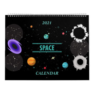 Customisable Space Calendar