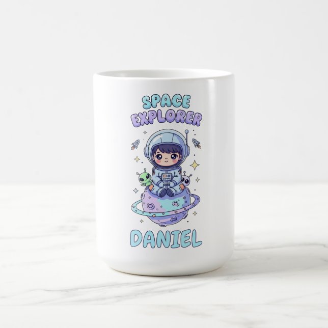 Customisable Space Explorer Kawaii Coffee Mug (Center)