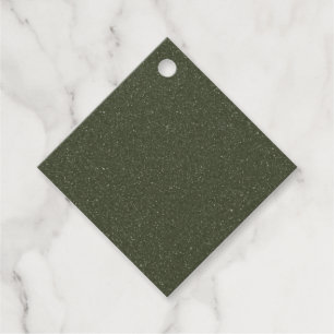 Customisable Speckled Green Favour Tag