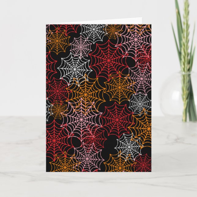 Customisable Spider Webs Card (Front)