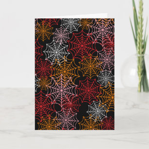Customisable Spider Webs Card