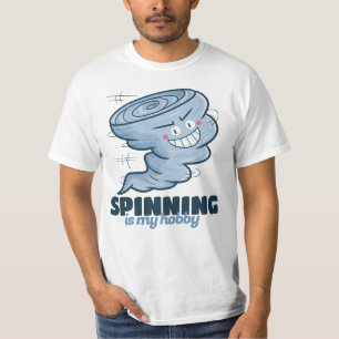 Customisable Spinning is my hobby T-Shirt