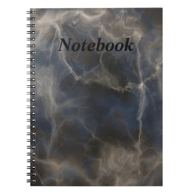 Customisable Spiral Notebook with Your Best Black  (Front)