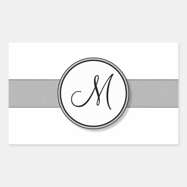 Customisable Split Monogram Seal Template (Front)