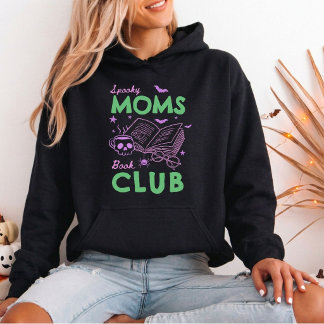 Customisable Spooky Moms Book Club Halloween Hoodie
