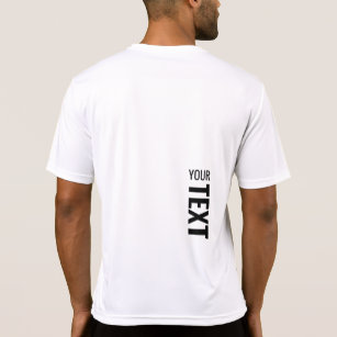 Customisable Sport Back Print Template Mens Modern T-Shirt
