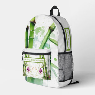 customisable, sport bag, club, work, school, white printed backpack