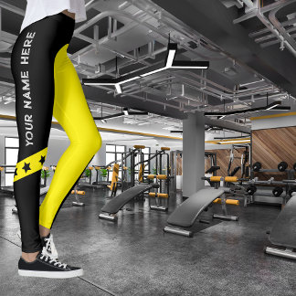Customisable Sports NAME Leggings