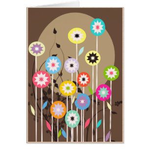 Customisable - Spring floral card