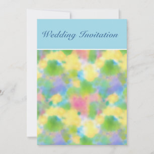 Customisable Spring Primroses Wedding Invitation