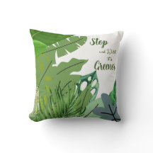 Customisable Spring Throw Pillow