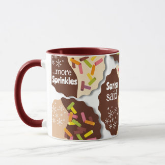 Customisable Sprinkle Cookie Holiday Mug 