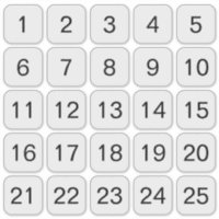 Customisable Square Number Stickers Black