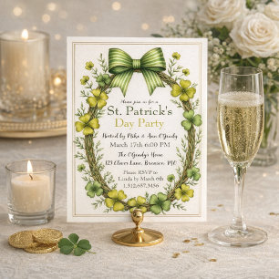 Customisable St. Patrick’s Day Invitation 
