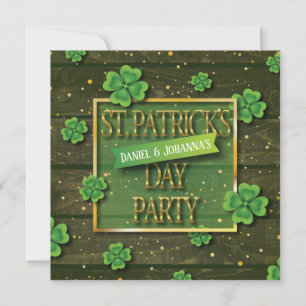 Customisable St. Patrick'd Day Party Invitation