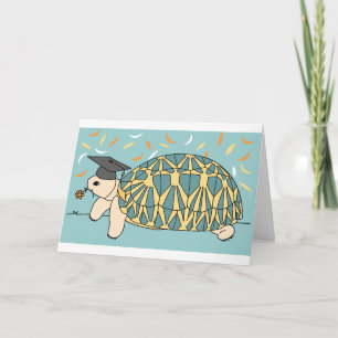 Customisable Star Tortoise Graduation Card 2