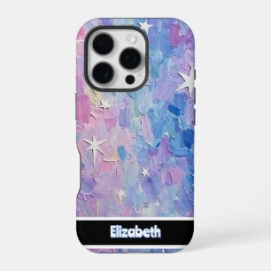 Customisable Starry Swirl iPhone 16 Pro Case