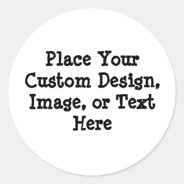 Customisable Sticker - Create Your Own Design (Front)