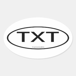 Customisable Sticker [hometown sticker]