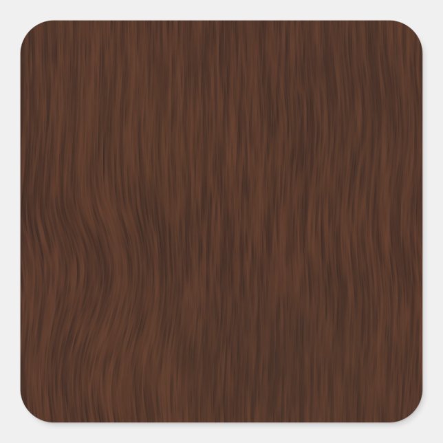 Customisable Stickers with Dark Wood Grain Look (Front)