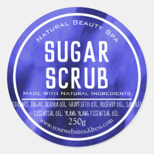 Customisable Sugar Scrub Label