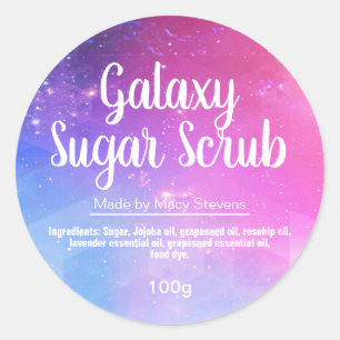 Customisable Sugar Scrub Label