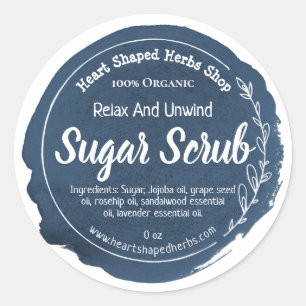 Customisable Sugar Scrub Label Handmade Business