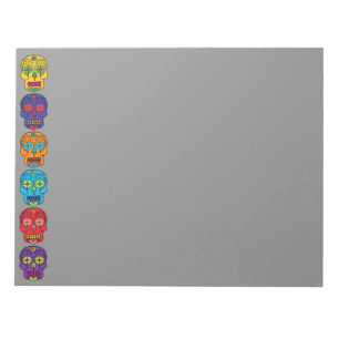 Customisable Sugar Skulls Notepad