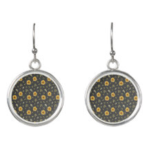 Customisable Sunflower Earrings