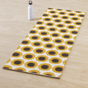 Customisable Sunflowers Yoga Mat