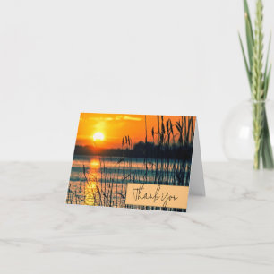 Customisable sunset  card
