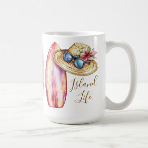 Customisable Surf’s Up Island Life Coffee Mug