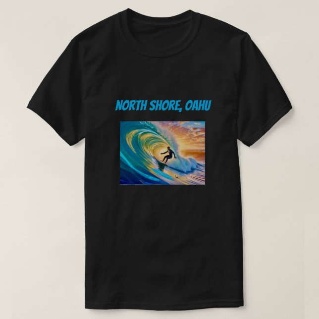 Customisable surfer's t shirt (Design Front)