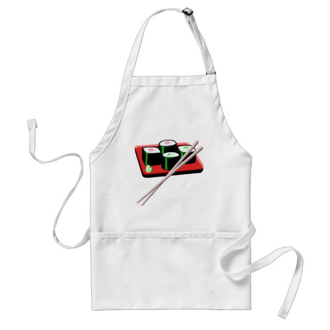 Customisable Sushi Chef Apron 1 - Add your Text (Front)