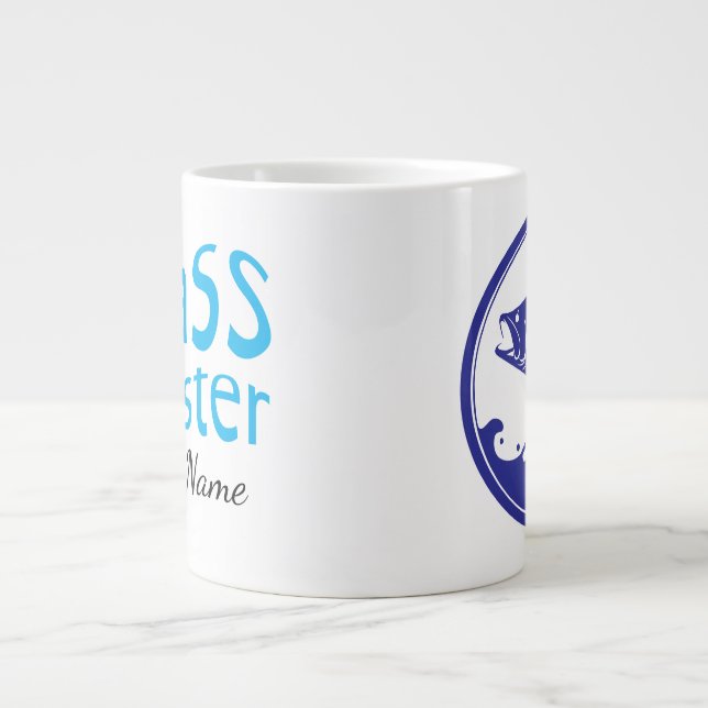 Customisable (SVG Controled Illustrations) NAME Large Coffee Mug (Front)