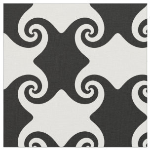 Customisable Swirl Shapes Celtic like Fabric