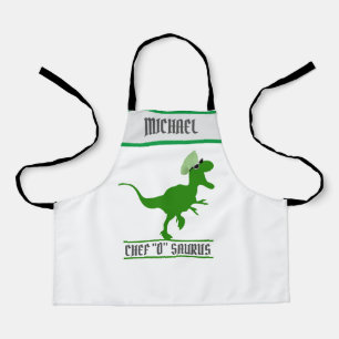 Customisable T-Rex Junior Chef Personalised Kids  Apron