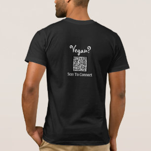 Customisable T-shirt. Add Your Own QR Code.  T-Shirt