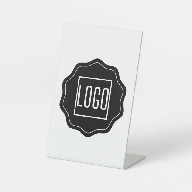Customisable Tabletop Sign - Add Your Logo (Front)