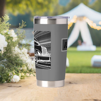 Customisable tall stainless steel tumbler