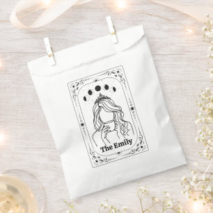 Customisable Tarot Card Name Zodiac Sign Astrology Favour Bag