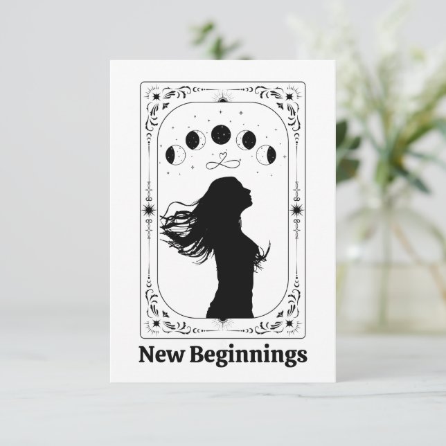 Customisable Tarot Divorce Party Breakup Sympathy (Standing Front)