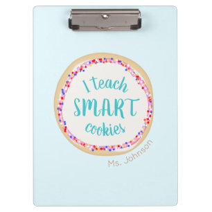 Customisable Teacher  I Teach Smart Cookies Clipboard