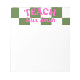 Customisable Teacher Post-it Notepad