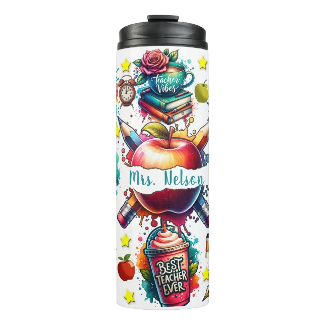 Customisable Teacher Thermal Tumbler (Front)