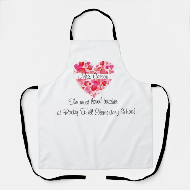 Customisable Teacher's Day Apron (Front)