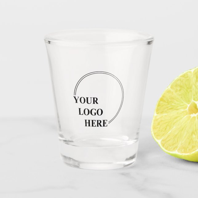 Customisable Template Create Your Own Gift Idea  Shot Glass (Front)