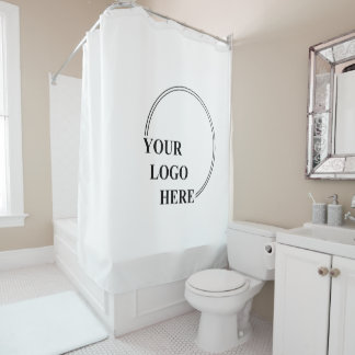Customisable Template Create Your Own Gift Idea  Shower Curtain